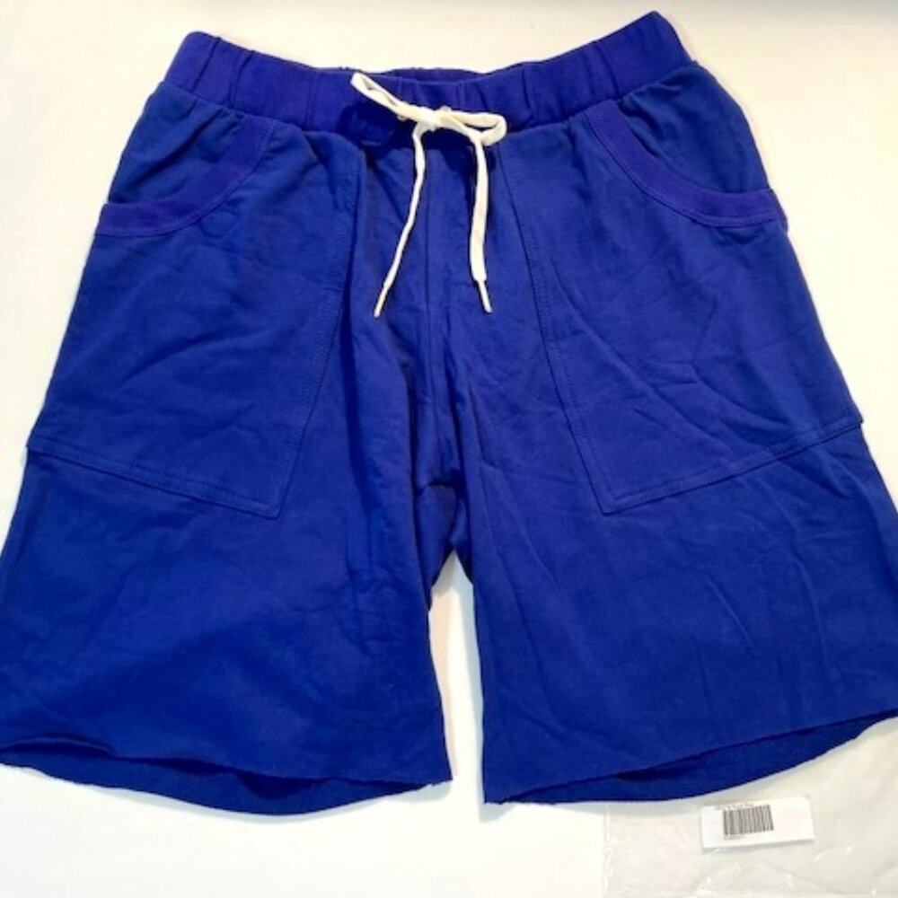 Go Softwear Size M Pacific Workout Shorts with Front Pockets - Royal Blue